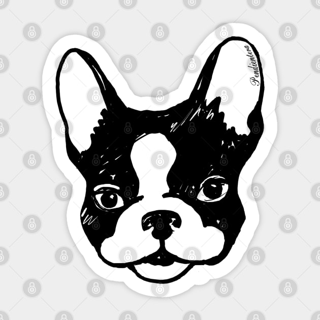 French Bulldog Sticker by Pendientera